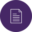 Notepad in Purple Circle