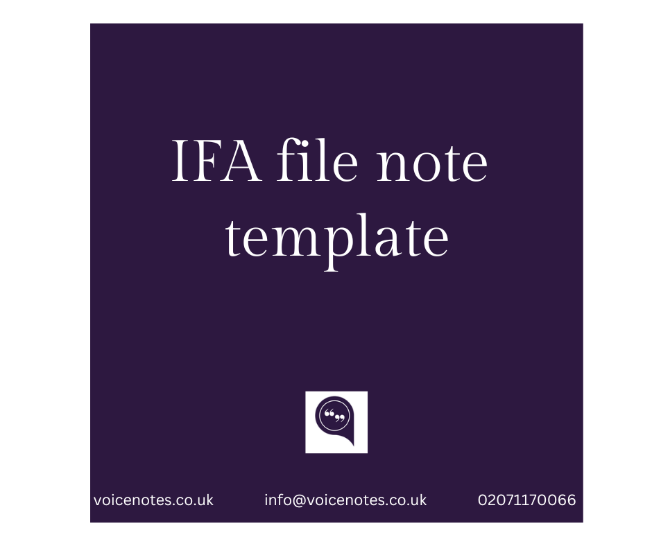 file note template
